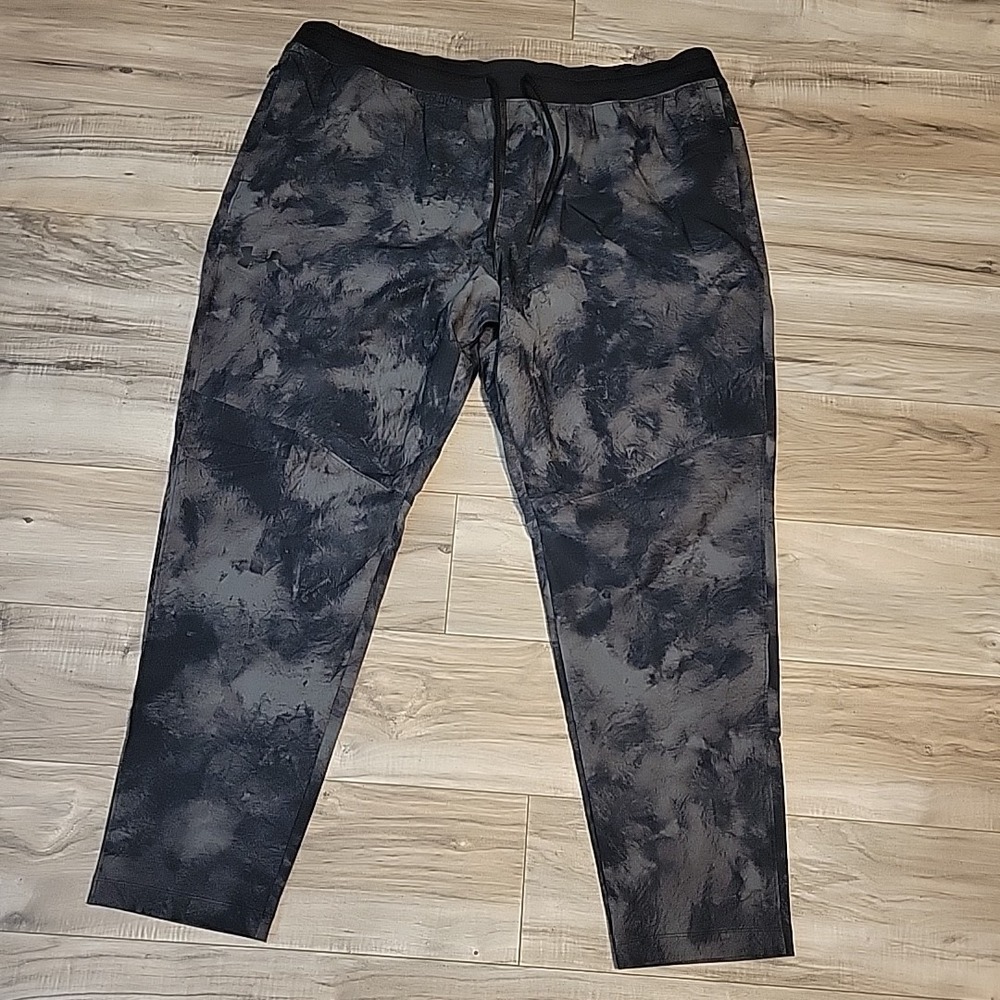 Under Armour Mens Elite Tapered Print Fitted Pants BlkGray 3XL New $90‎